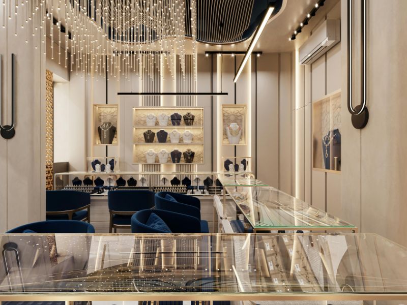 Instalatie audio discreta integrata in arhitectura interioara a unui magazin