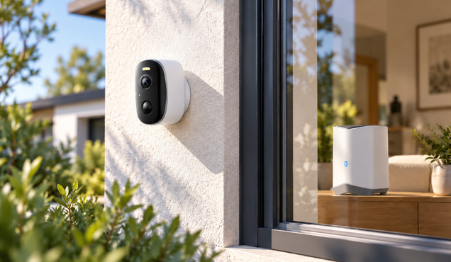 Kit supraveghere video exterior 2 camere wireless