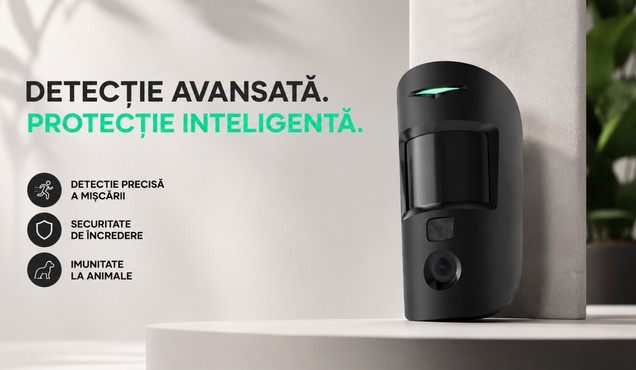 Senzor de miscare Ajax pentru interior
