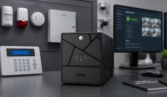 nJoy Keen 1000 pentru calculator, monitor, NAS și router