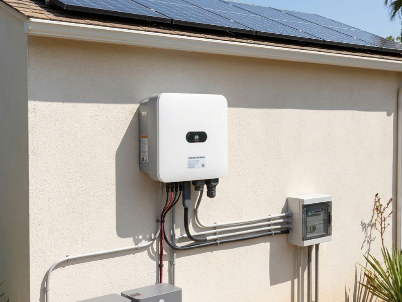 panouri solare conectate la invertor Huawei SUN2000