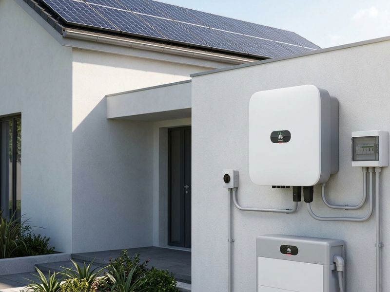 sistem fotovoltaic cu invertor Huawei si baterie LUNA2000