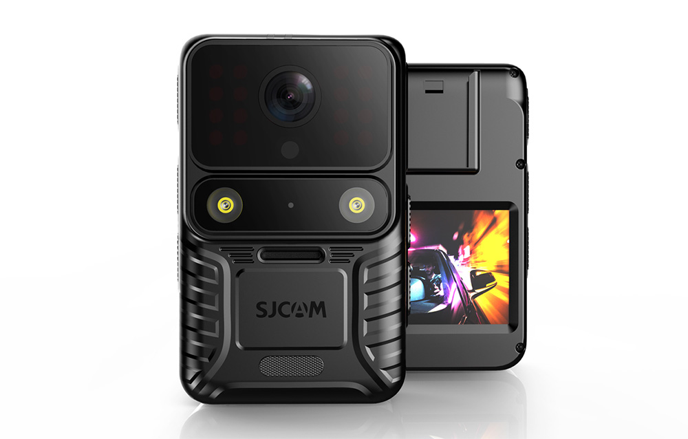 Body-Camera de ultima generatie Body-Camera 4K Wi-Fi pentru Politie, Paza si alte servicii speciale de securitate SJCAM A50, 20 MP, LED+IR, Microfon, I65