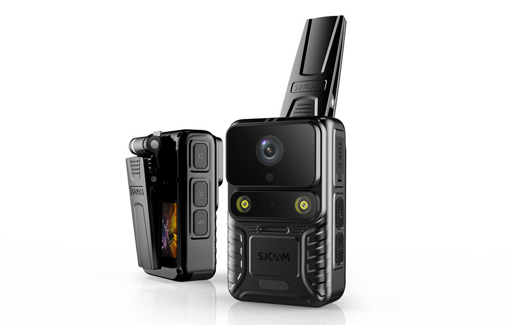 Slot pentru card Body-Camera 4K Wi-Fi pentru Politie, Paza si alte servicii speciale de securitate SJCAM A50, 20 MP, LED+IR, Microfon, I65