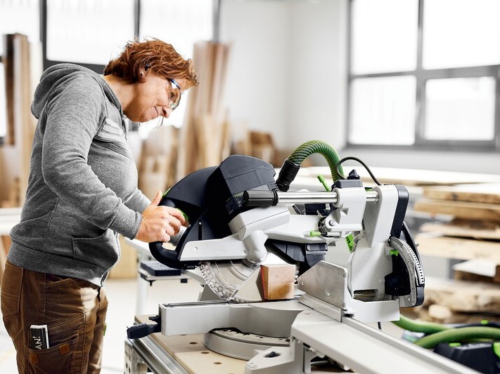 Ferastrau circular stationar Festool cu sanie si set UG KAPEX KS 120 REB Set UG, 1600W, cablu 3.5m, ghidaj dublu, taieri fixe, FastFix, 575313
