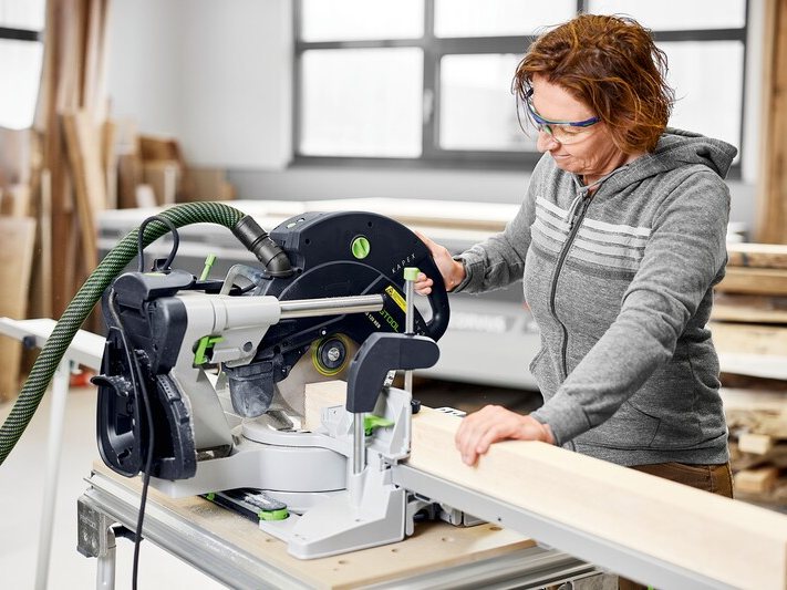 Ferastrau circular stationar Festool cu sanie si set UG KAPEX KS 120 REB Set UG, 1600W, cablu 3.5m, ghidaj dublu, taieri fixe, FastFix, 575313