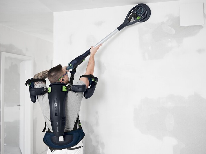  Exoschelet activ Festool ExoActive EXO 18 HPC 4.0 I-Plus, 2x acumulatori, 1x incarcator, sustinere 5kg/50N, timp functionare 1,5-5h, Bluetooth, 577339