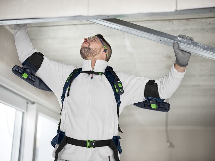  Exoschelet activ Festool ExoActive EXO 18 HPC 4.0 I-Plus, 2x acumulatori, 1x incarcator, sustinere 5kg/50N, timp functionare 1,5-5h, Bluetooth, 577339