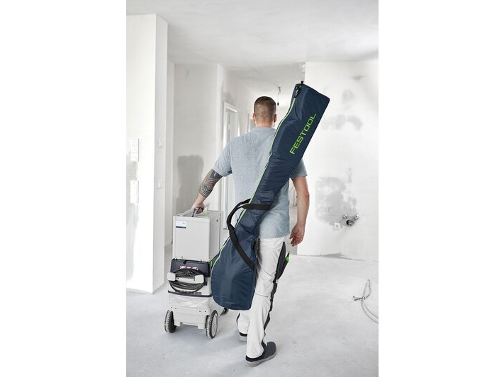 Set slefuitor cu gat lung si aspirator Festool PLANEX LHS 2-M 225 EQ/CTL 36-Set, brat 1,4m, turatie 5000-8500 min, cablu 4m, 400W, 578452