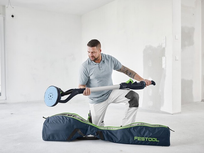 Set slefuitor cu gat lung si aspirator Festool PLANEX LHS 2-M 225 EQ/CTL 36-Set, brat 1,4m, turatie 5000-8500 min, cablu 4m, 400W, 578452