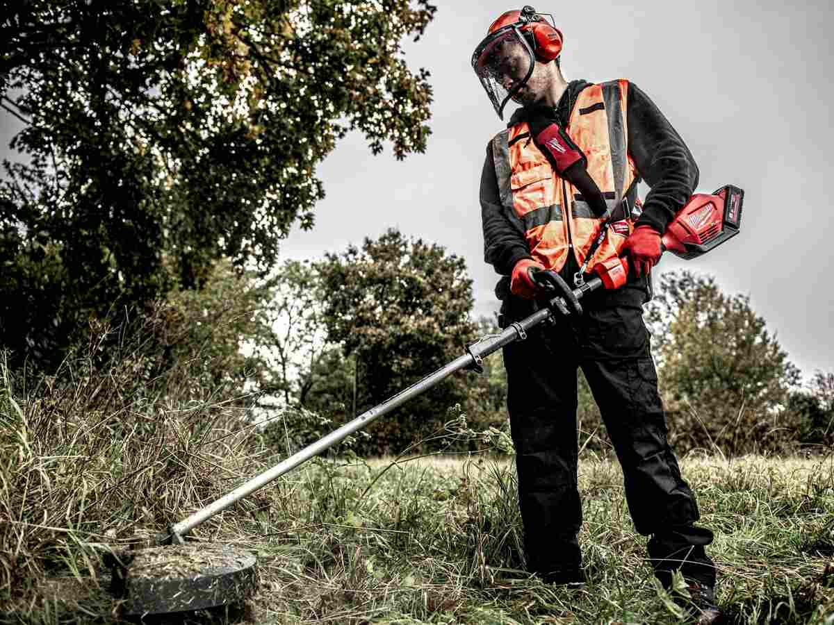 accesoriu modular Atasament cap cositor cu fir Milwaukee M18 FOPH-LTA, pentru multifunctionale Quick-Lock, latime taiere 38.6cm, 4932464955