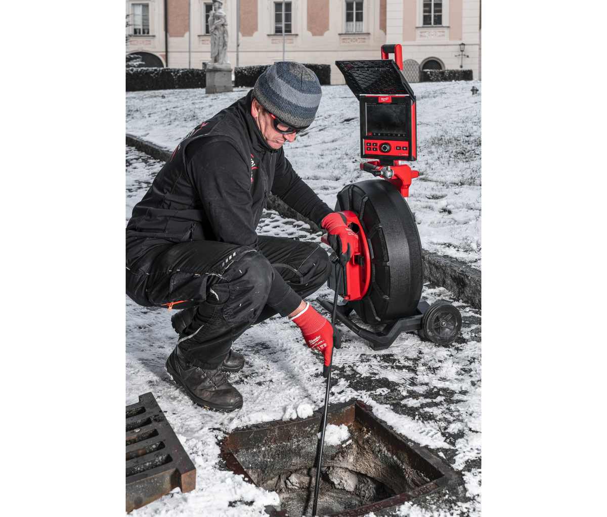 Camera HDR Milwaukee, pentru inspectie canalizare