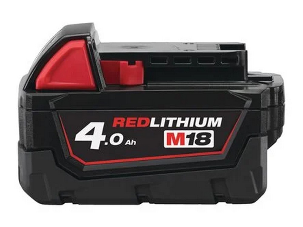 Acumulator pentru Masina de gaurit compacta Milwaukee M18 BLPDRCMC-402C, motor fara perii, 145mm, 2x acumulatori 4Ah, incarcator M12-M18, carcasa protectie, 4933499458