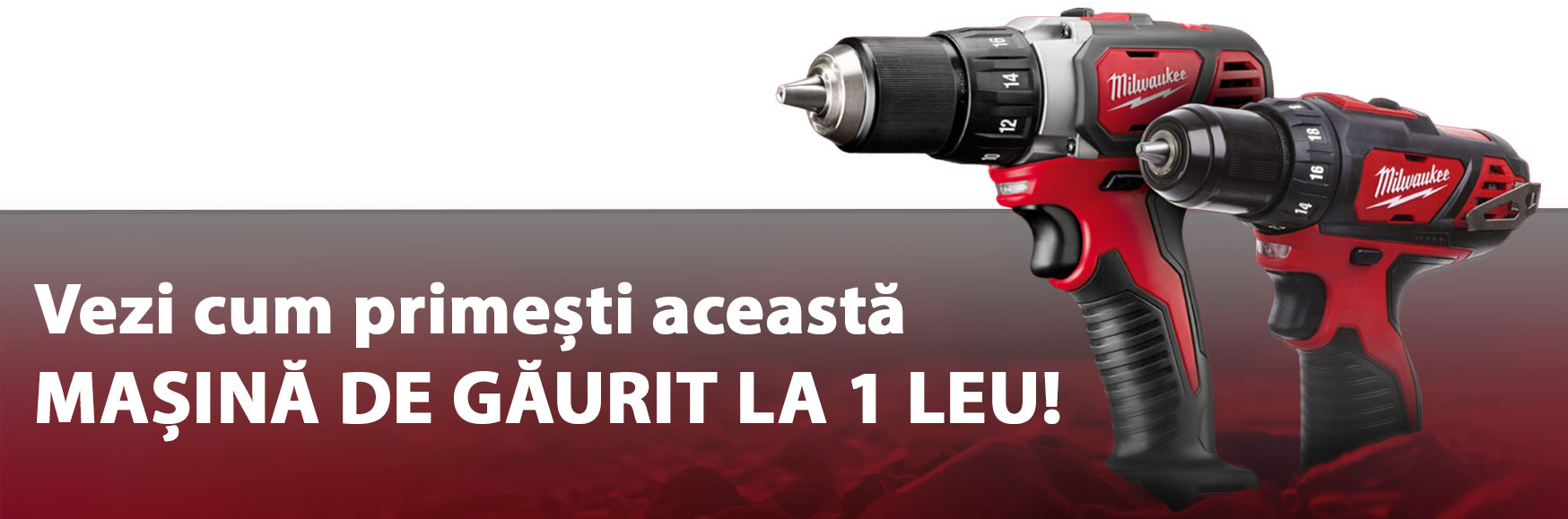 masina de gaurit la 1 leu