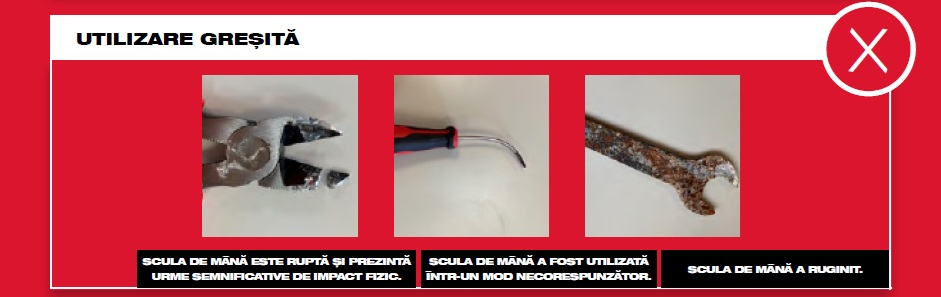 Utilizare gresita Milwaukee