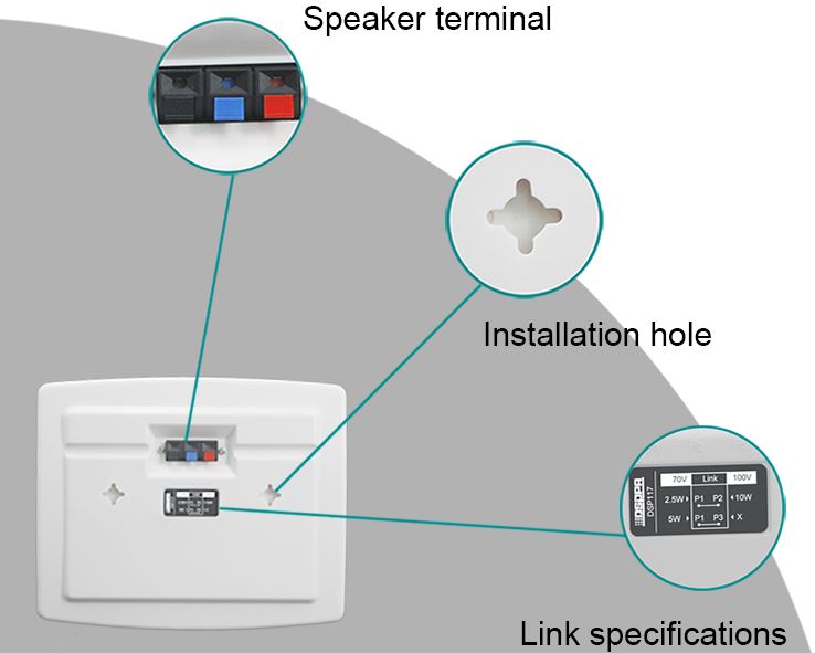 Boxa de perete DSPPA DSP117