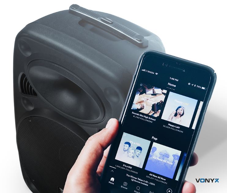 VERVE38 boxa, redare muzica prin Bluetooth, card SD, radio FM