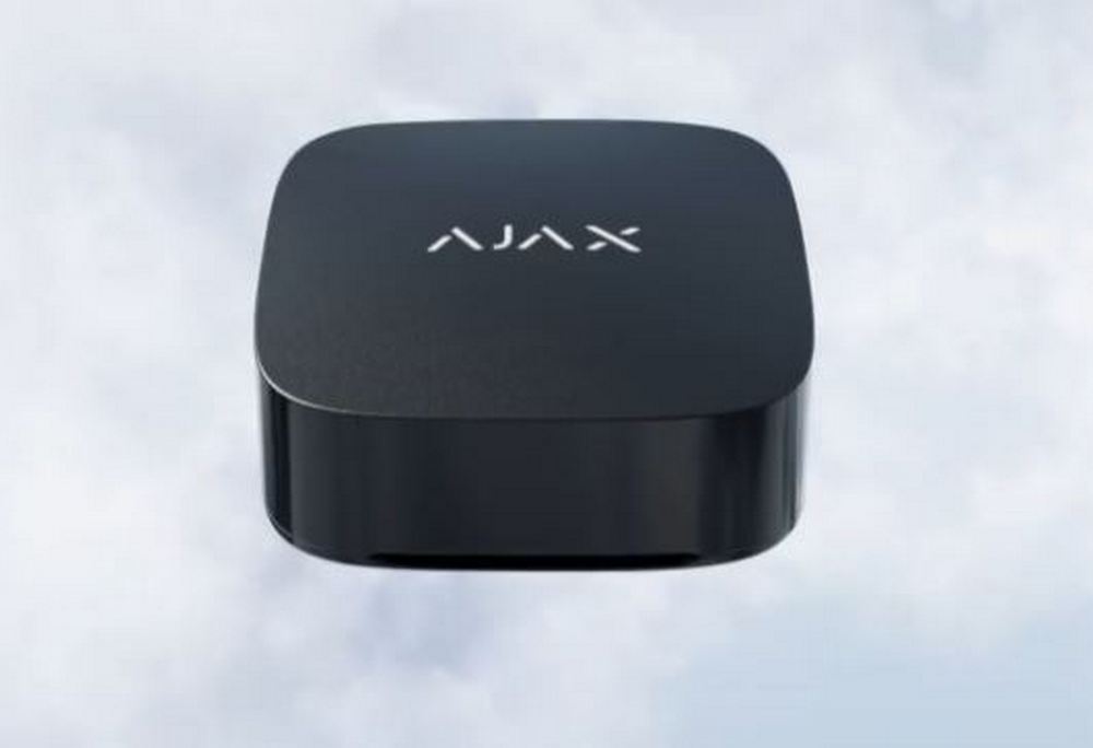 senzor wireless temperatura CO2 umiditate negru Ajax 