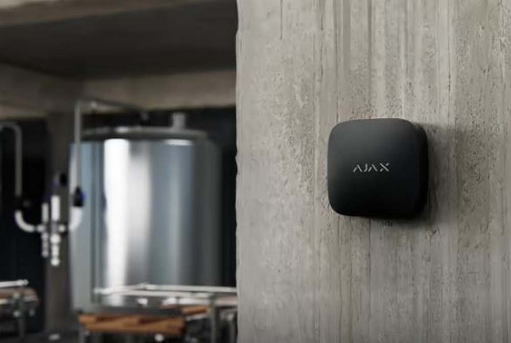 senzor wireless temperatura CO2 umiditate negru Ajax