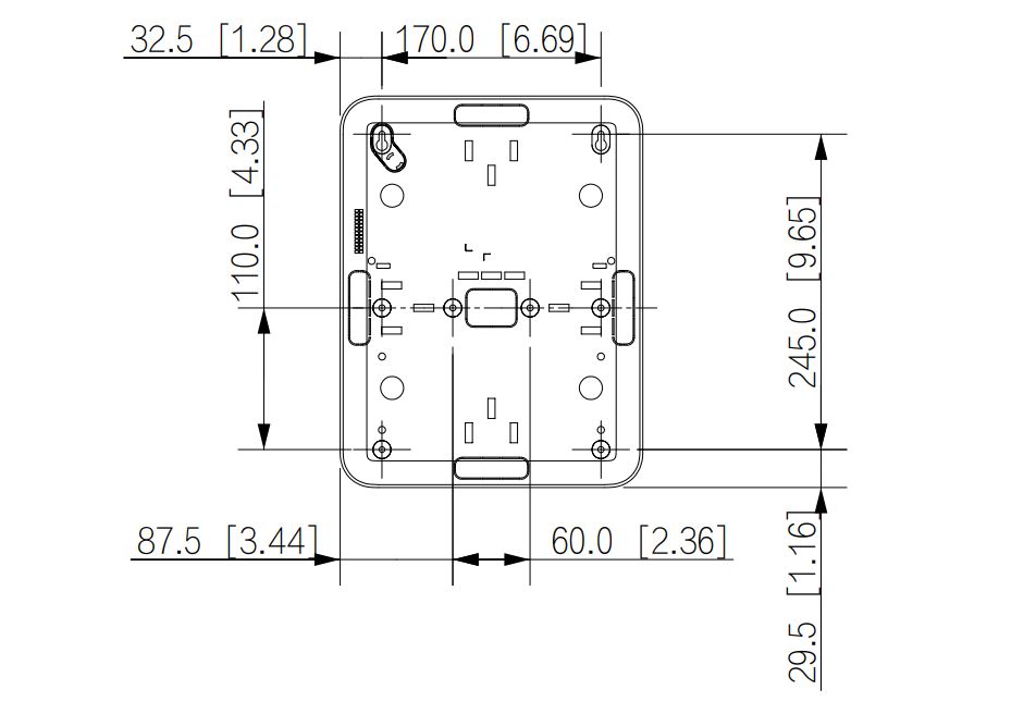 ARM9A4-W2(868) Modul extensie zone si iesiri wireless Dahua ARM9A4-W2(868), 16 intrari alarma, 4 iesiri releu, 868 MHz, IP30 schema2