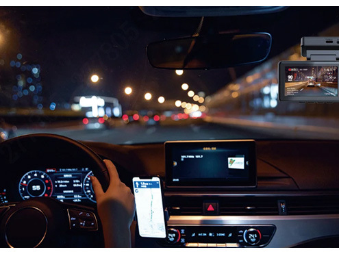 Camera auto duala Imou S800PRO, 8 MP 4K, ecran 3 inch, senzor G, control vocal, GPS, ADAS, slot card micro SD