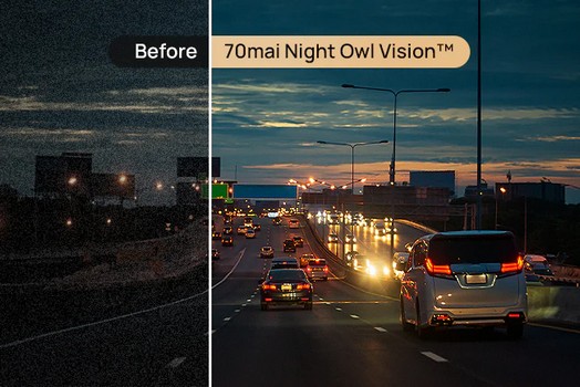 night owl vision camera bord 70mai