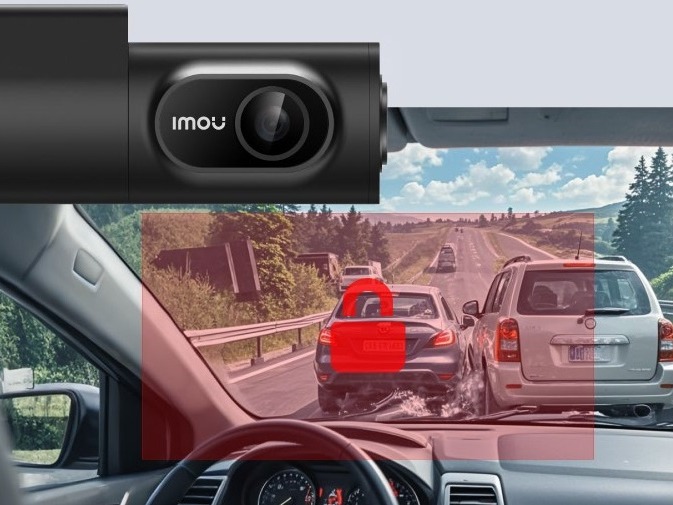 Camera auto Imou T800, 8 MP 4K, rotatie 360 grade, vedere nocturna, monitorizare parcare 24/7, slot card micro SD, aplicatie mobila