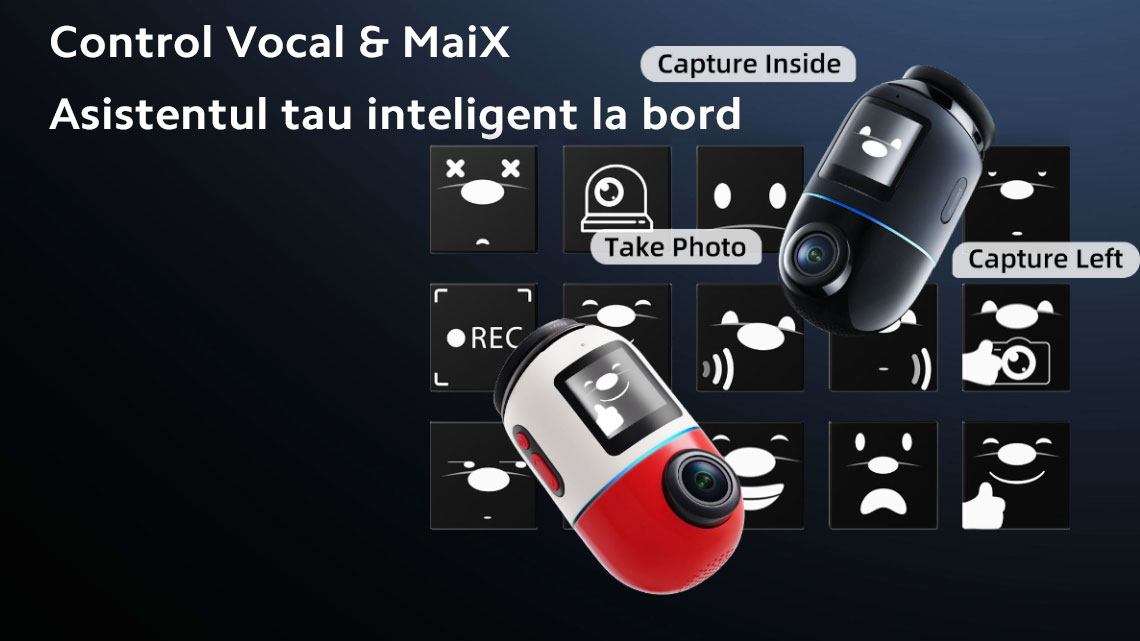 camere auto cu control vocal, 70 mai
