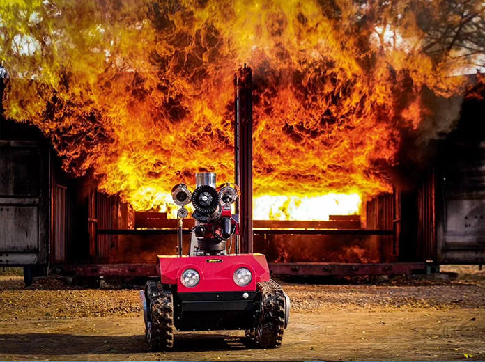 robot antiincendiu dahua