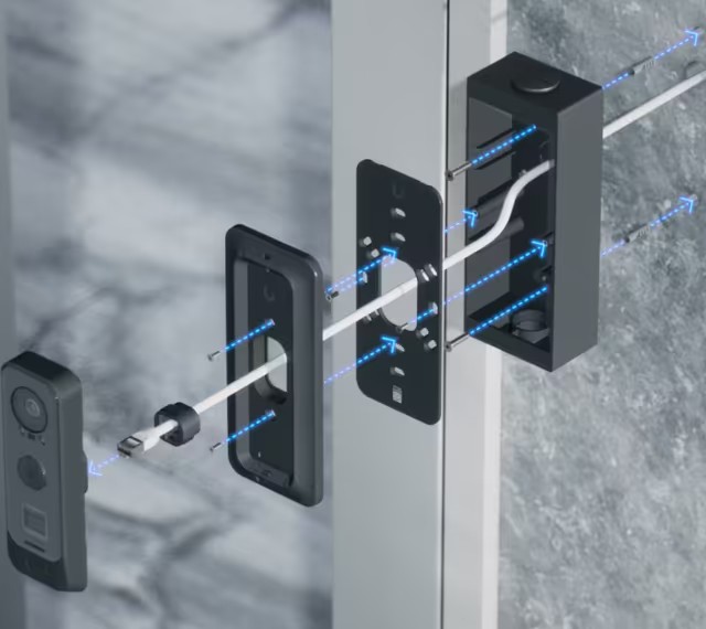 Montaj cutie jonctiune ubiquiti