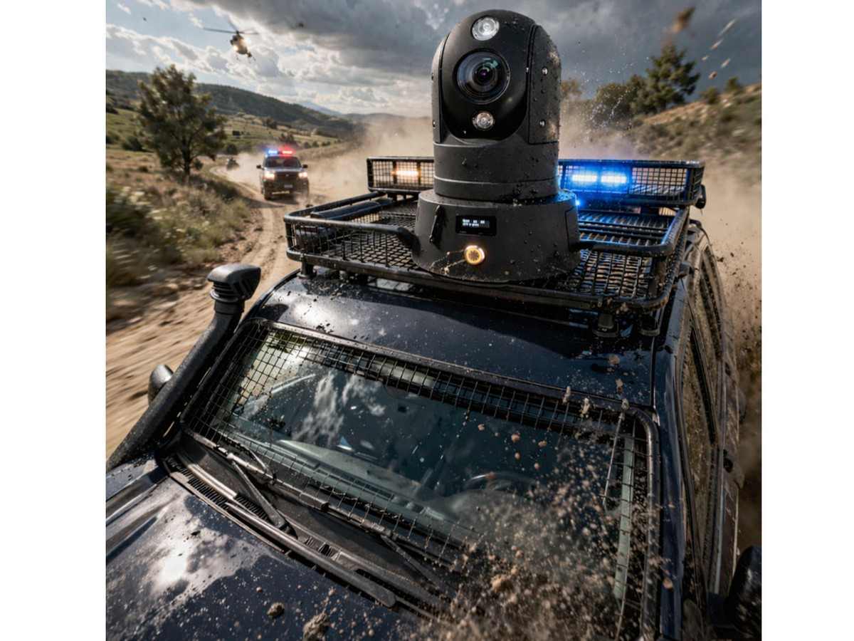 camera pentru masina de politie antiexplozie PTZ