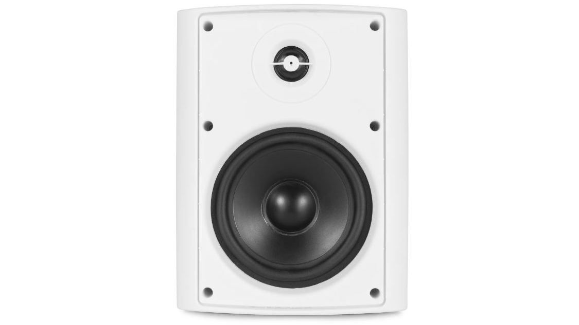 Imagine BGO65-BL boxe 45W RMS alb detaliu woofer si tweeter