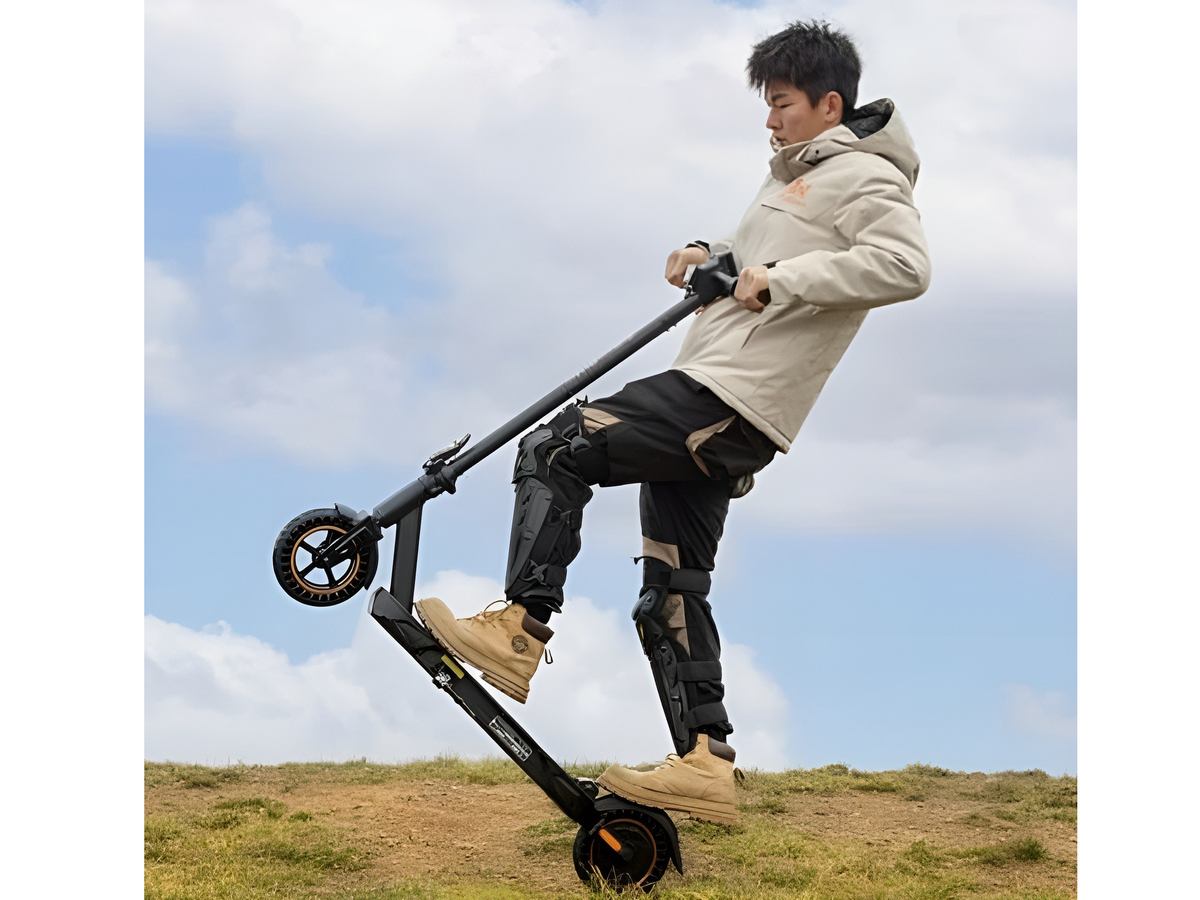 trotineta pliabila motor 350W Kukirin suspensii
