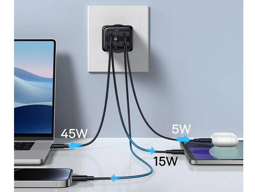 incarcator 65W usb c si usb a