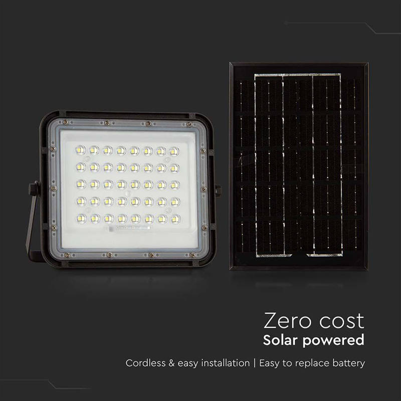 Reflctor V-Tac cu panou solar 6W