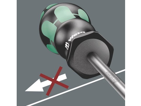 Set 12 surubelnite universale Wera Kraftform XXL, maner ergonomic, varf Lasertip, suport perete inclus, 5051010001 maner marcat