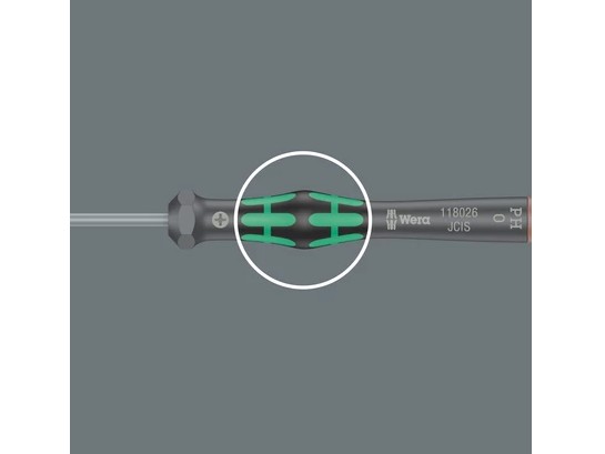 Set 6 surubelnite pentru aplicatii electronice de precizie Wera Kraftform Micro, suport inclus, 5118152001 maner ergonomic