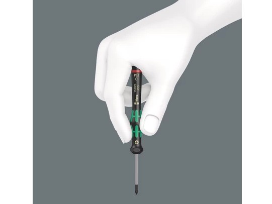 Set 6 surubelnite pentru aplicatii electronice de precizie Wera Kraftform Micro, suport inclus, 5118152001 prindere confortabila