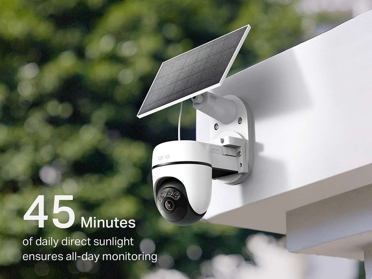 camera cu panou solar si baterie, in carcare in 45min