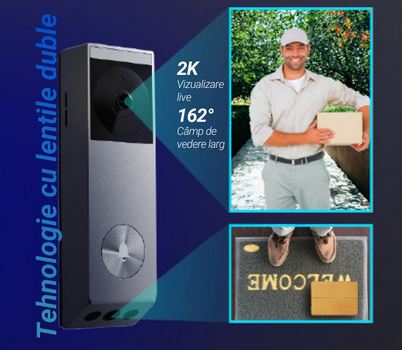 sonerie video smart EZVIZ rezolutie camere