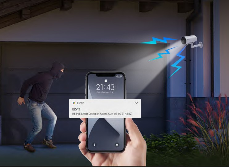 alarma sonora si optica