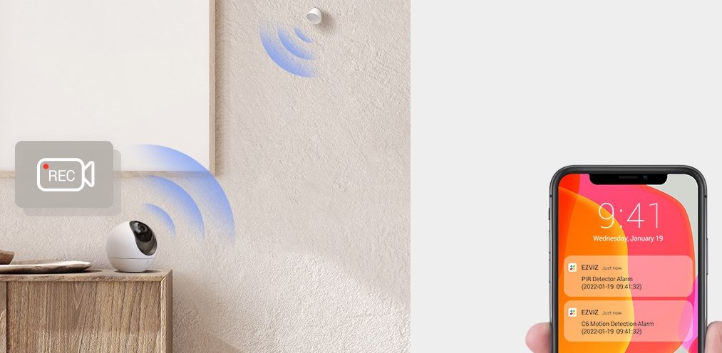 conectare cu camerele EZVIZ