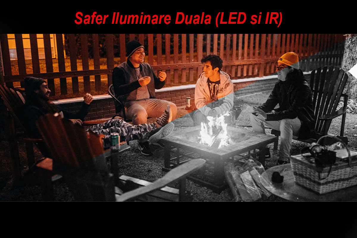 IPC-K7FP-5V0T-EU iluminare duala