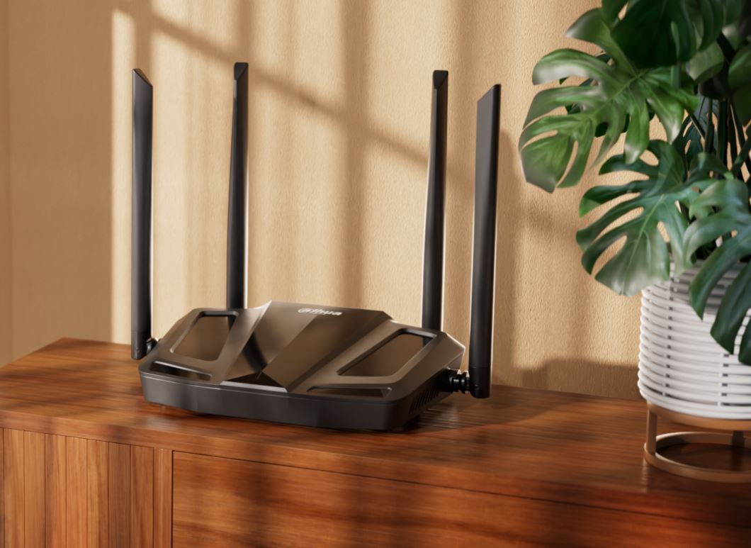 DH-AC12 router Dahua, mobilier, planta in ghiveci