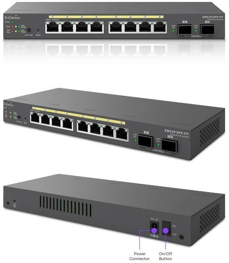 switch poe 8 porturi