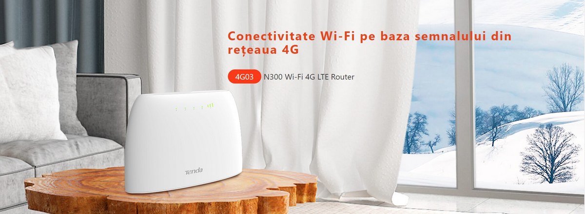 router 4g cu slot sim si porturi lan Wifi