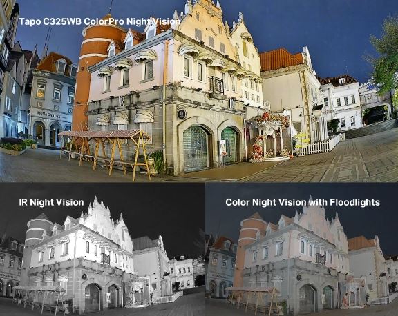 Imagine C325WB senzor camera, vedere nocturna color
