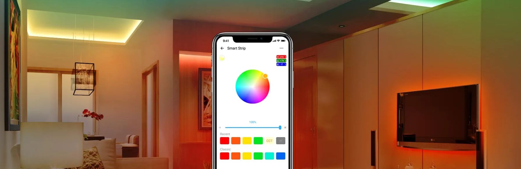 banda iluminare inteligenta Sonoff