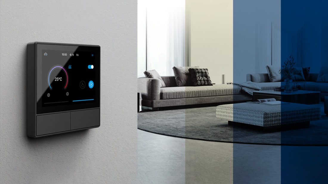 NSPanel-EU Display cu 2 butoane wifi termometru, Smart Scene, Sonoff NSPanel-EU 9