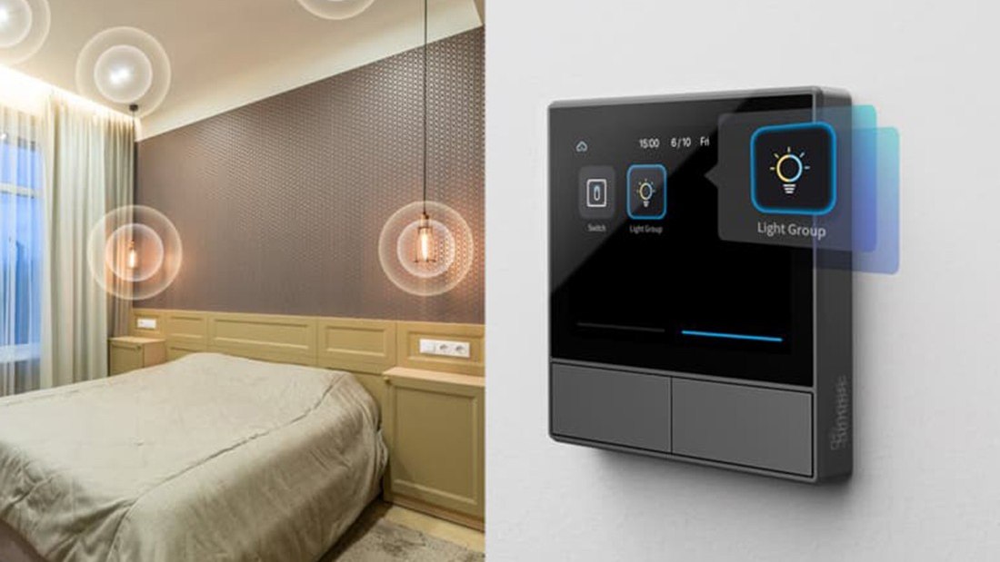 NSPanel-EU Display cu 2 butoane wifi termometru, Smart Scene, Sonoff NSPanel-EU 16